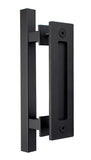 Square Pull Handle and Finger Pull Set (solid alum) PULLKIT-SQ-BC